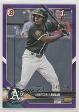 2018 Bowman Draft Purple 245/250 Jameson Hannah #BD-160 1u6