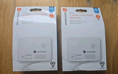 2 x Smartwares FGA-1305 Kohlenmonoxidmelder FGA-1305