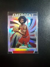  2019-20 Panini Prizm Emergent Prizms Silver #1 Coby White BULLS( C)