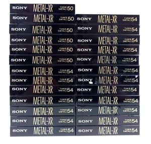 Lot De 2 Cassettes Audio Sony – Metal-XR Et ERS Transparent – 90 Min, Occasion