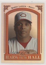 1998 Leaf Heading for the Hall 1488/3500 Barry Larkin #10 HOF xm0