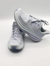 Hoka One Womens Clifton 9 Ether/Illusion Sz 5.5B Athletic Sneaker Shoes #1127896