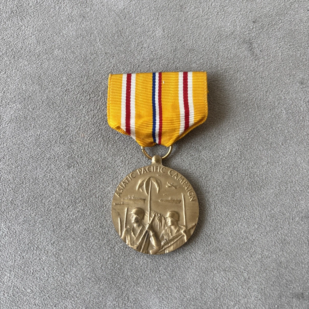 Asiatic Pacific Campaign Medal Indiana Original Ww2 Collectible US