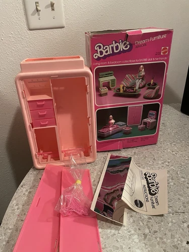 Vintage Barbie Dream Furniture Collection Armoire See Pics