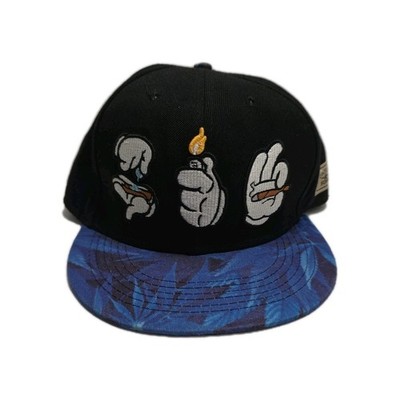 Caylers &  Sons Blue snapback (roll,light,smoke)