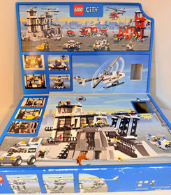 LEGO (7237) City: Police Station 100% Complete W/Box, Instructions, Light-Up Fig