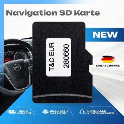 OPEL TOUCH & CONNECT MICRO SD KARTE   Navi, Europa  