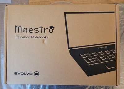 Evolve III Maestro E-Book 11.6'' 64GB eMMC Celeron N3450 4GB RAM Win 10 Laptop