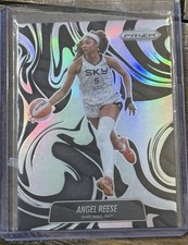 2025 Panini Prizm Angel Reese Chicago Sky Case Hit SSP Abstract Insert #5 WNBA