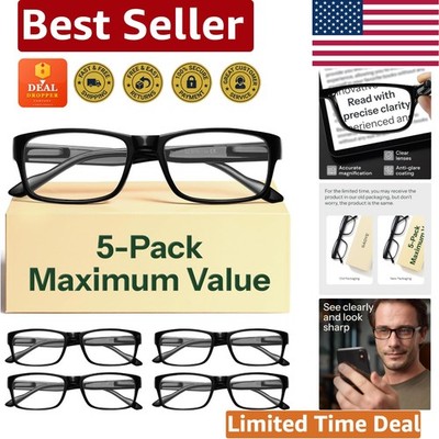 Lightweight 1.25 X Reading Glasses - All-Day Comfort with Blue Light Protection