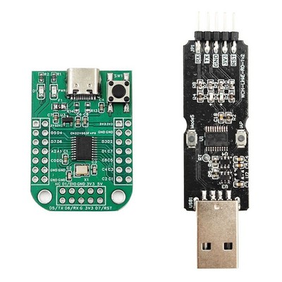 3X(CH32V003 Entwicklungsboard CH32V003F4P6 MCU QingKe RISC-V2A 1-Wire SDI S8802