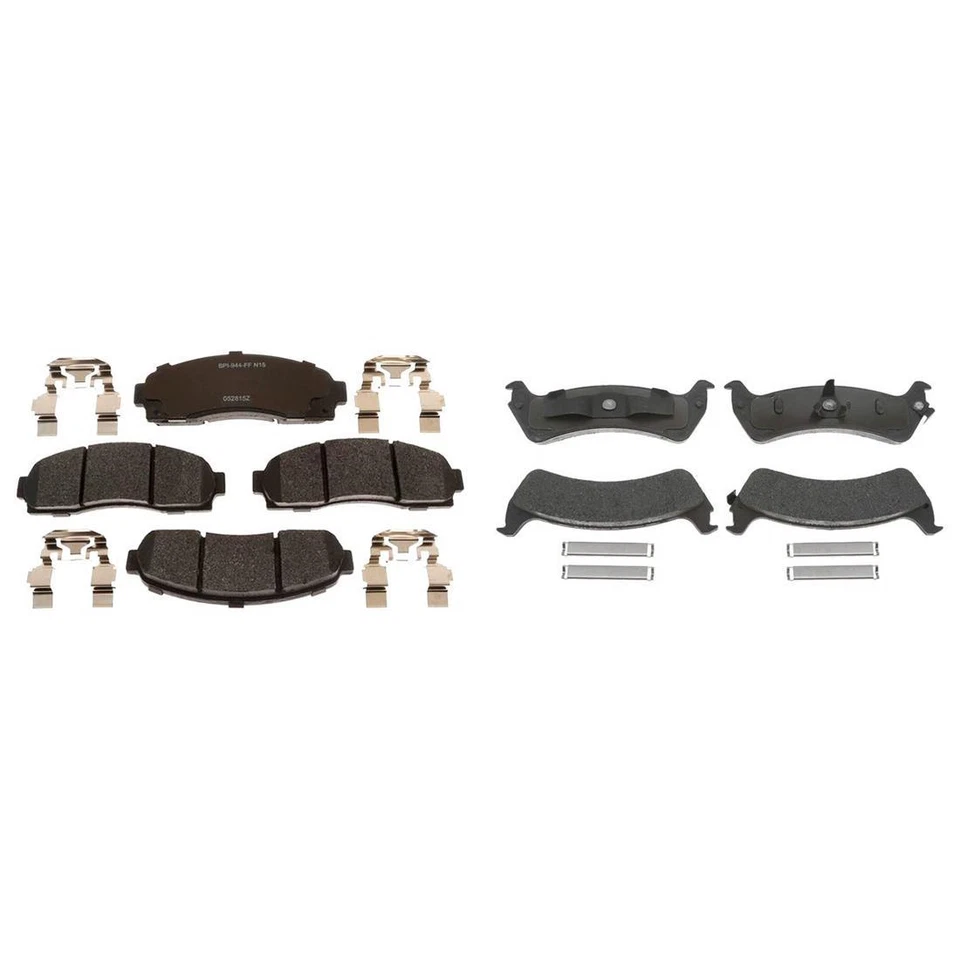 Pastillas de freno metálicas delanteras y traseras R-Line 2005-2001 Ford Explorer Sport Trac Foto 4 de 4