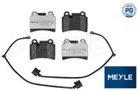 Meyle 0252409717/PD Bremsbelagsatz FüR Scheibenbremse Bremsbelagsatz FüR VW