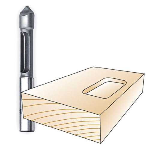 Whiteside Panel Bit w/Pilot Plunge Point, 1/4 in. SH x 1/4 in. CD x 3/4 in. CL 1700