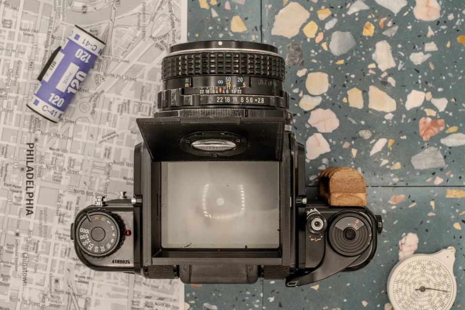 Pentax 67 6x7 Waist Level Viewfinder Finder- with Magnifying Lens  Free Shipping - Image 3 of 4