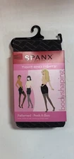 Spanx Bodyshaping Tight End Tights C NWT $32 ~ Charcoal Patterned PeekABoo 2140