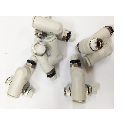 SMC ASV220F-M5-0 Nickel-Plated Brass PBT Elbow Speed Exhaust Control Valve  Kd