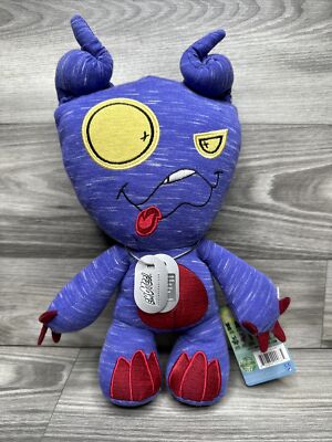 EMOTES! 2008 ODD(THE WACKY) 12 INCH PLUSH TOY.  EVERGROW LTD. MADE IN HONG KONG