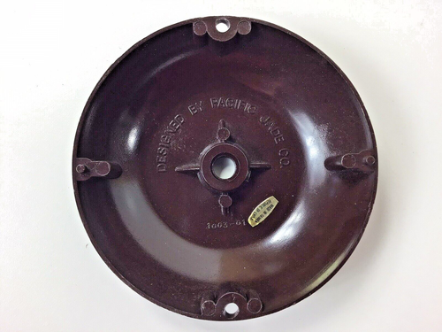 Vtg Pacific Jade Co. Ceiling Fan Light Cover Replacement Part Brown 1003-01 NOS - Picture 6 of 9