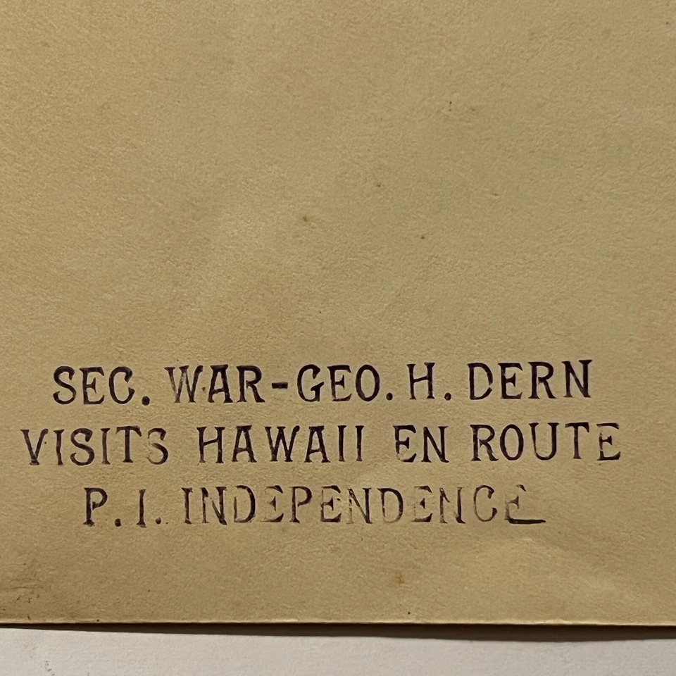 1935 USS CHESTER COVER HONOLULU HAWAII SEC. WAR ENROUTE PHILIPPINES INDEPENDENCE - Image 3 of 4