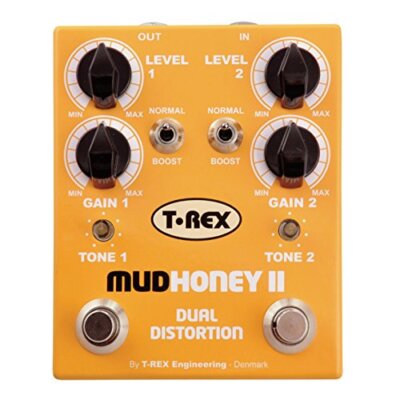 T-Rex Engineering MUDHONEY-II Dual Distortion Guitar Effects P