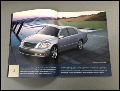 2005 Lexus 46-page Sales Brochure Catalog LS430 ES330 SC430 RX330