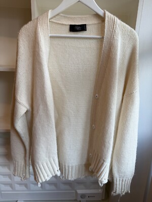 Maison Flaneur Strickjacke Kaschmir und Mohair Creme