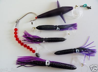 AHI Tuna Spoon-Trolling Fishing Baits, Lures Trolling Lure Rigs – Sets ...