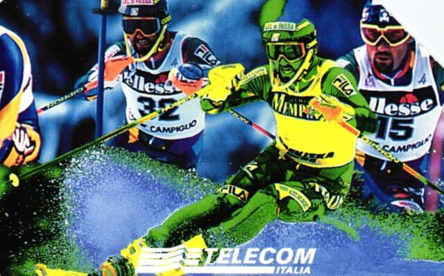 G 590 C&C 2649 1997 SESTRIERE SKI CHAMPIONSHIPS USED TELEPHONE CARD L. 15000- G 590 C&C 2649 1997 SESTRIERE SKI CHAMPIONSHIPS USED TELEPHONE CARD L. 15000-