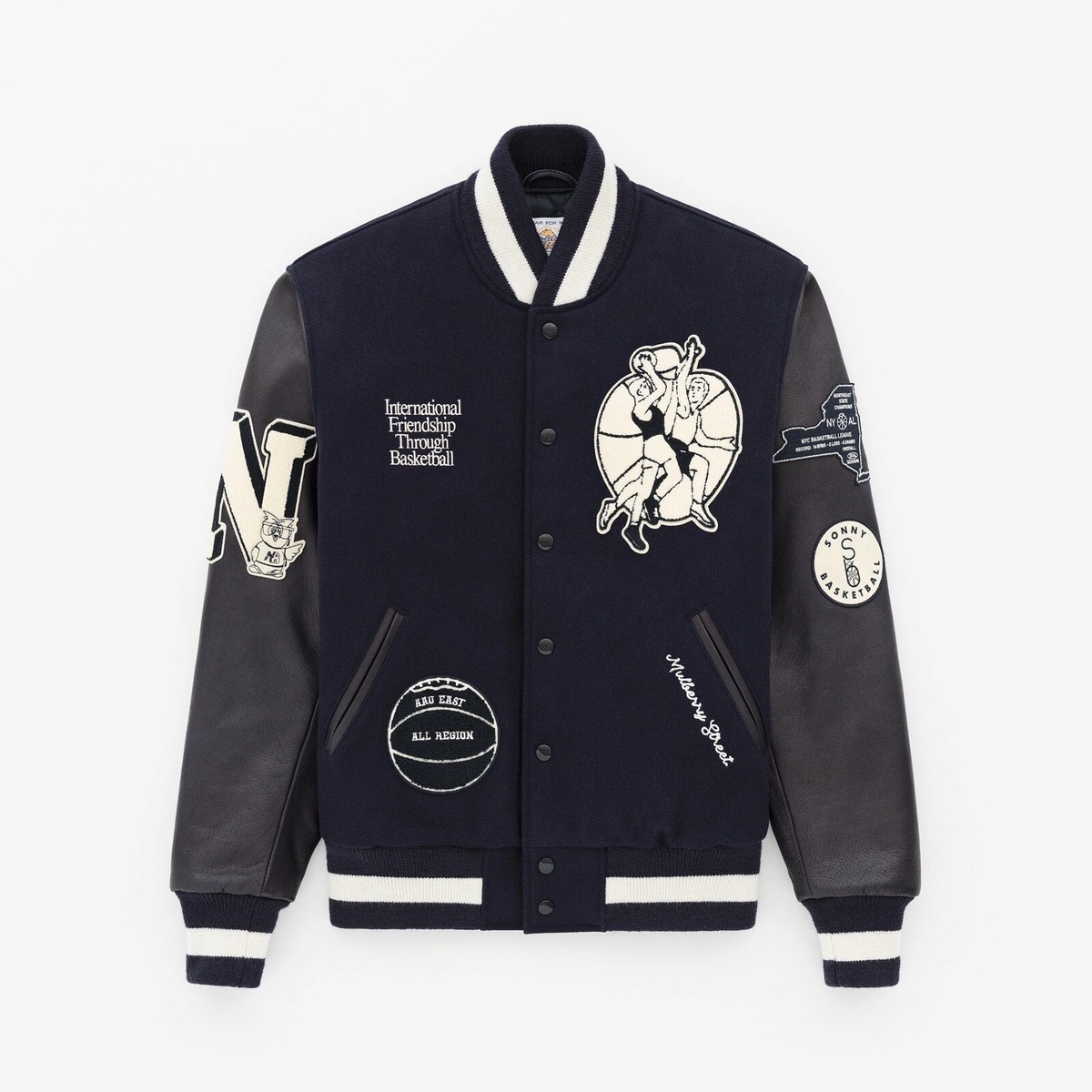 Aimé Leon Dore New Balance Varsity Jacket Size S | eBay