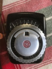 VINTAGE GENERAL ELECTRIC EXPOSURE METER TYPE PR-1 W/ Leather Storage Case