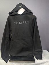 Comfrt Tranquil Hoodie Obsidian Black Color Unisex