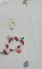 Ozean Meer Leben Strand Wal Muschel Charm Kinder Teen Schmuck Set 