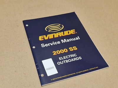 Evinrude SS Elektro Außenborder Service Manual 2000 787059 original gebraucht