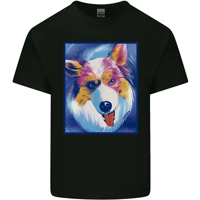 Abstract Australian Shepherd Hund Kinder T-Shirt Kinder