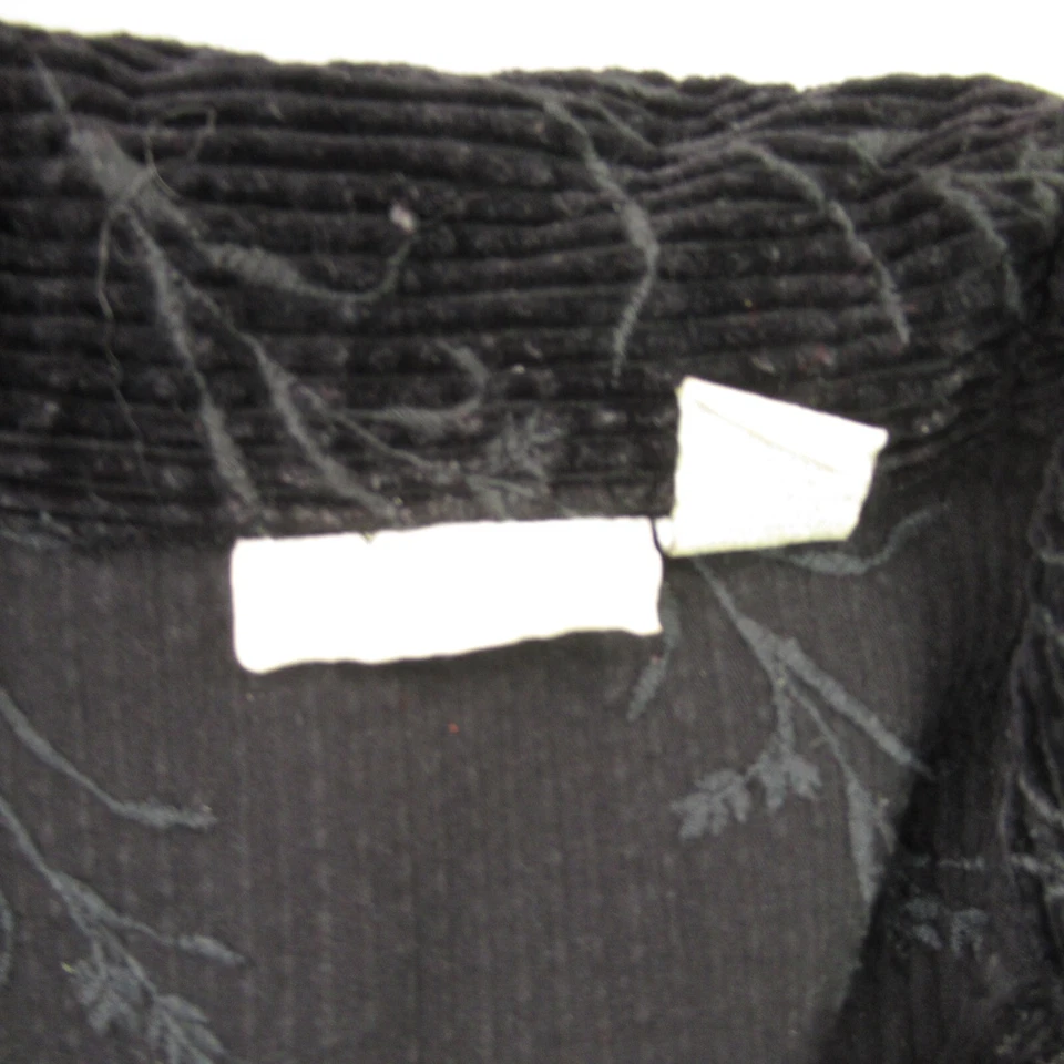 Vestido J Jill Mujer XS Alto 3/4 Alto Ligero Recto Pana Botones Foto 3 de 4