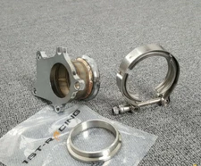 Conversion Adapter Kit T3 T3/T4 5 Bolt Turbo Dump Pipe Flange to 3" inch V-Band