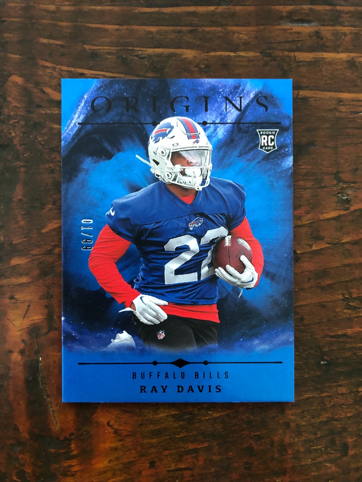 2024 Panini Origins Blue Color Match #131 Ray Davis 1st in print run 1/99 Bills