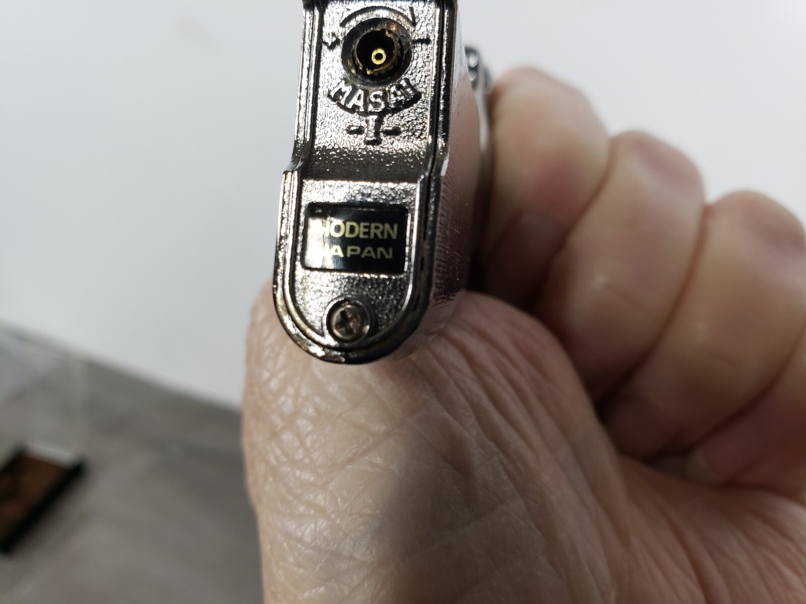 MASAI Jaguar Panther Cougar Silver Tone Cat LIGHTER CRYSTAL EYES VINTAGE WORKS
