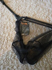 NWT Frabill Kwik-Stow Folding Fishing Net,16x14 Hoop, Transparent Mesh Netting