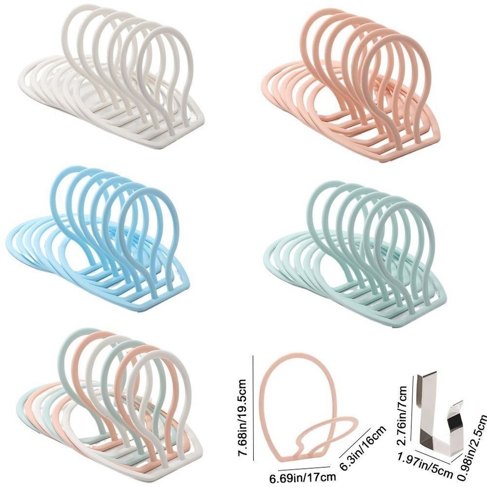 6 Pcs Wall Mounted Hat Display Holder Scarf Bag Baseball Hat Storage