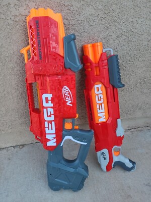 Nerf Mega Doublebreach And Motostryke Blasters Bundle | eBay