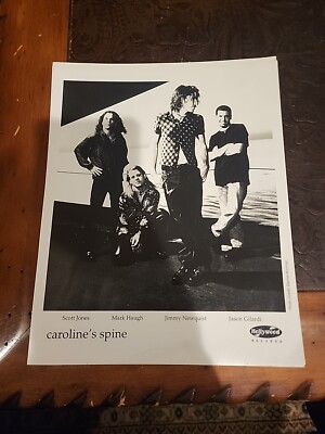 Caroline's Spine Hollywood Rec Records  Press Release Photo Black And White 8x10