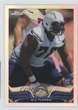 2013 Topps Chrome Refractor DJ Fluker #134 3f7