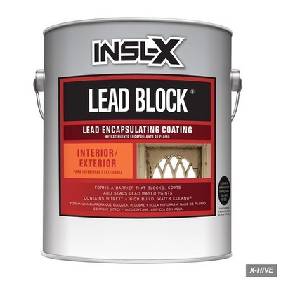 Lead Encapsulating Acrylic Paint,Eggshell White,1 Gallon Bucket