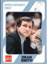1989 Collegiate Collection North Carolina's Finest #2 Dean Smith