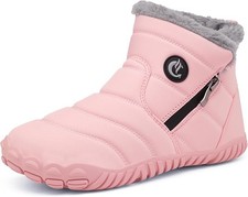Winterstiefel Damen Schneestiefel Warm Gefüttert Rosa Rutschfest Gr. 40