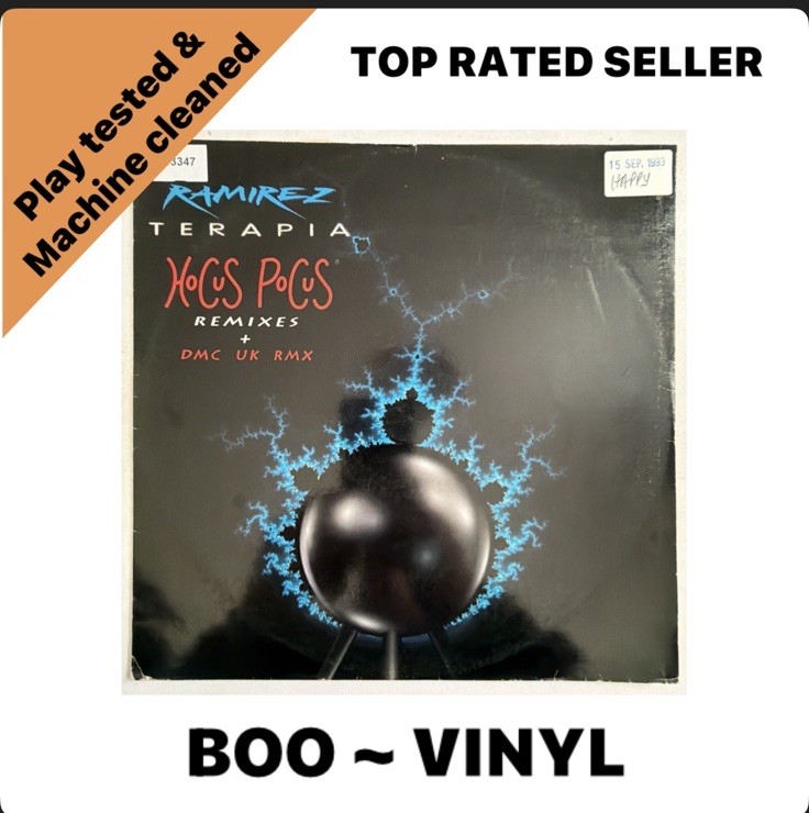 Ramirez – Terapia Hocus Pocus Remixes & DMC UK Rmx - DFC 12"" Vinyl 1993 Italy