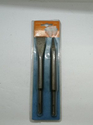 SDS Meißel Satz 2-tlg.  Flach- und Spitzmeissel 25 x 200 - Work plus 41062 (52)