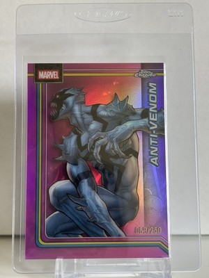 2026 Topps Chrome Marvel Comics Anti-Venom Pink Refractor /250